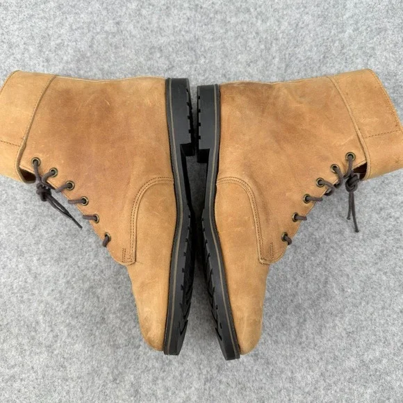 Vintage Eddie Bauer Lace Up‎ Boot Women's 8M Brown Leather Victorian Granny USA - Picture 6 of 12